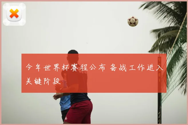 今年世界杯赛程公布 备战工作进入关键阶段